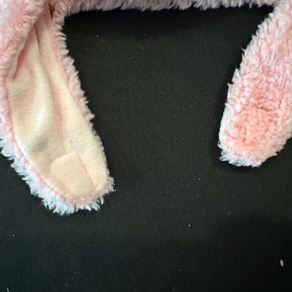 Plush Pink Bunny Hat - Picture 3 of 5